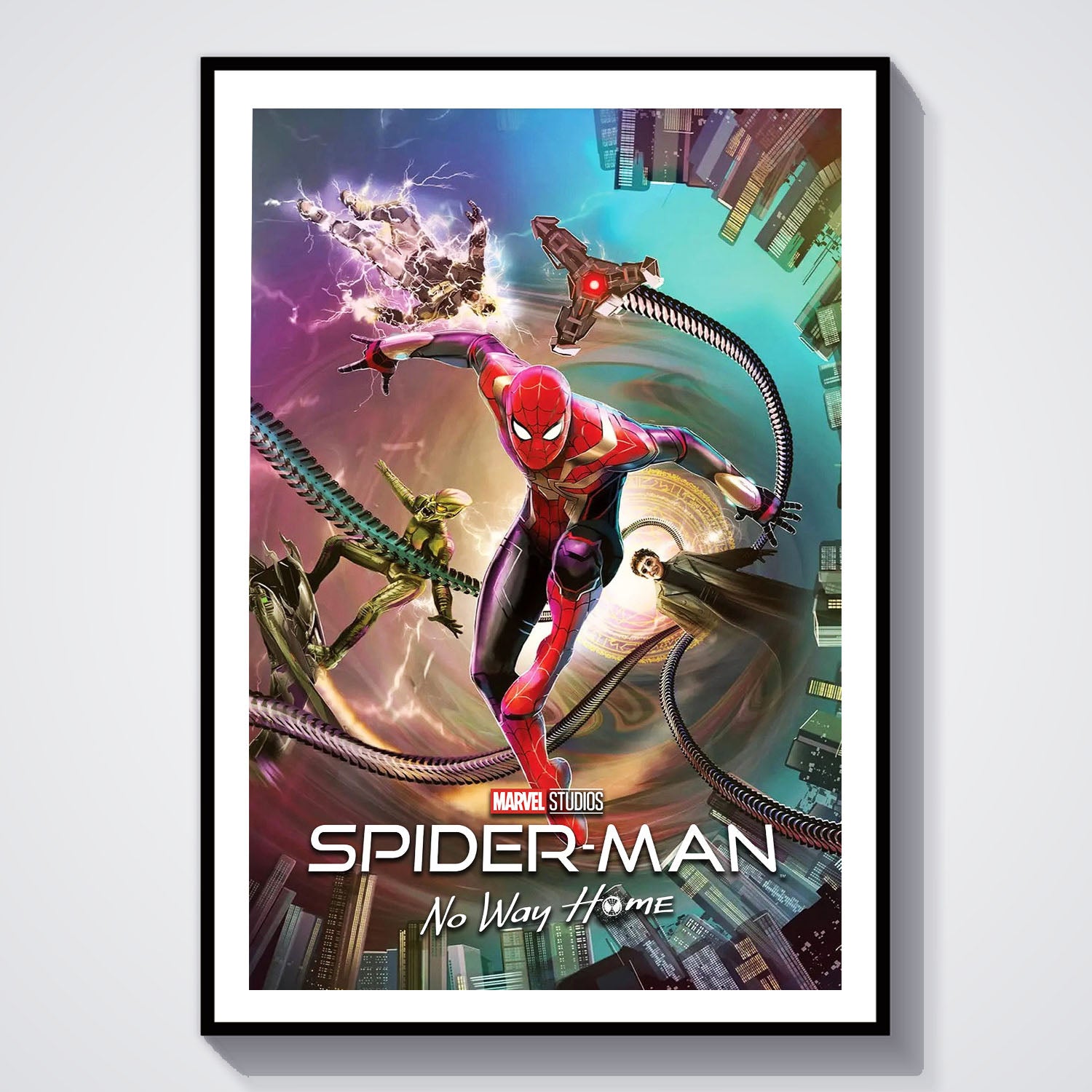 Flex Designs Poster Spider-Man No Way Home Sketch 5 x 7" Home Goods - Movie 2021 Movie Poster