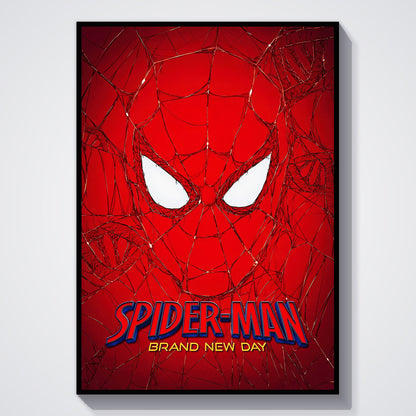 Flex Designs Poster SpiderMan Brand New Day Face 11 x 17" Home Goods - Movie 2026 Movie Poster