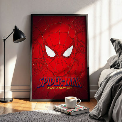 Flex Designs Poster SpiderMan Brand New Day Face 11 x 17" Home Goods - Movie 2026 Movie Poster