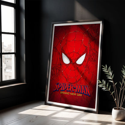 Flex Designs Poster SpiderMan Brand New Day Face 5 x 7" Home Goods - Movie 2026 Movie Poster