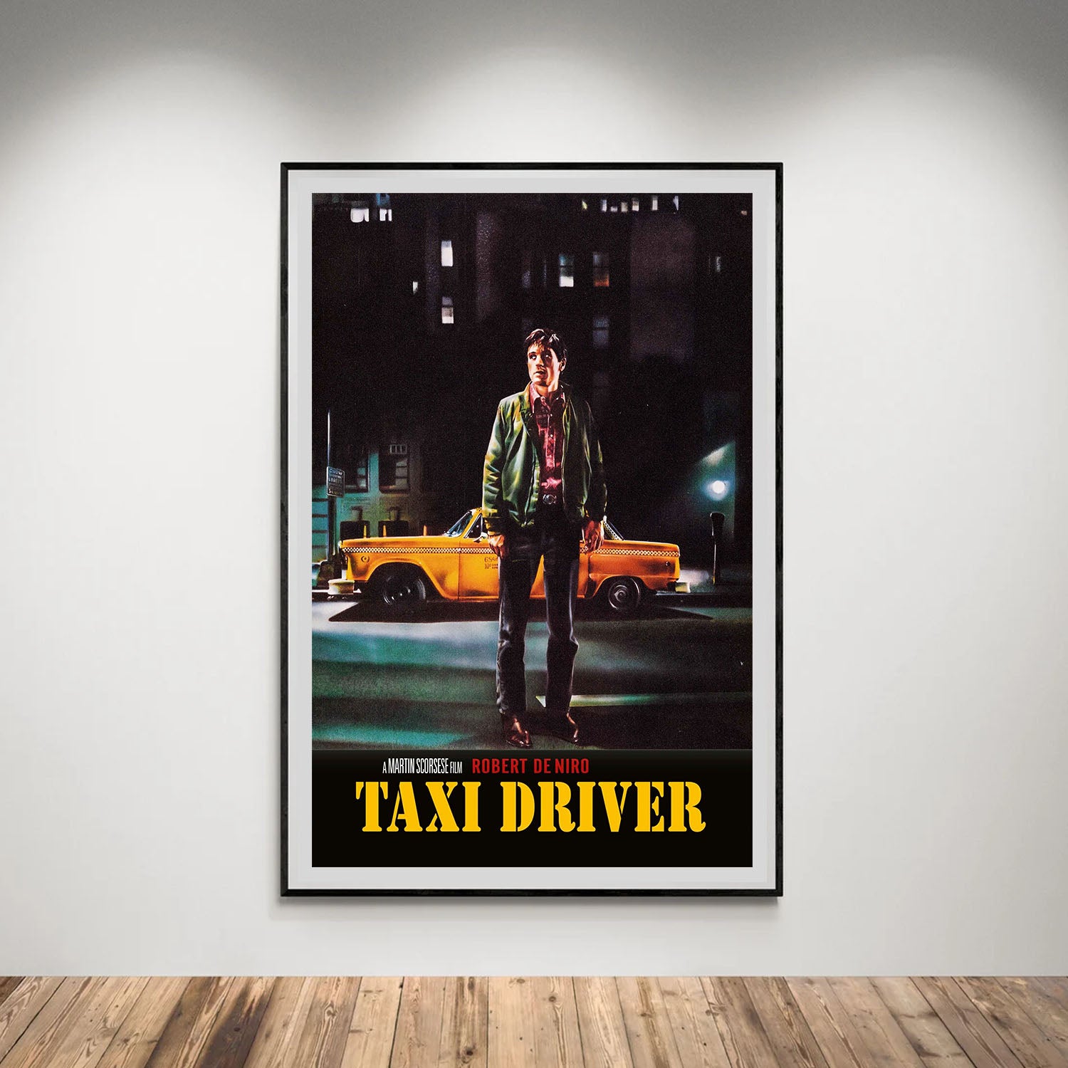 Flex Designs Poster Taxi Driver Cinematic 5 x 7" Home Goods - Movie 1976 Movie Poster