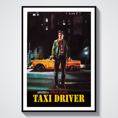 Flex Designs Poster Taxi Driver Cinematic 5 x 7" Home Goods - Movie 1976 Movie Poster