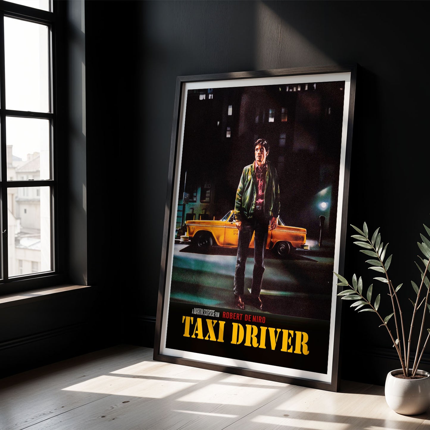 Flex Designs Poster Taxi Driver Cinematic 5 x 7" Home Goods - Movie 1976 Movie Poster