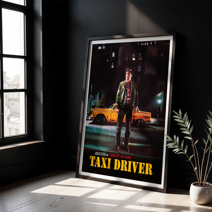 Flex Designs Poster Taxi Driver Cinematic 5 x 7" Home Goods - Movie 1976 Movie Poster