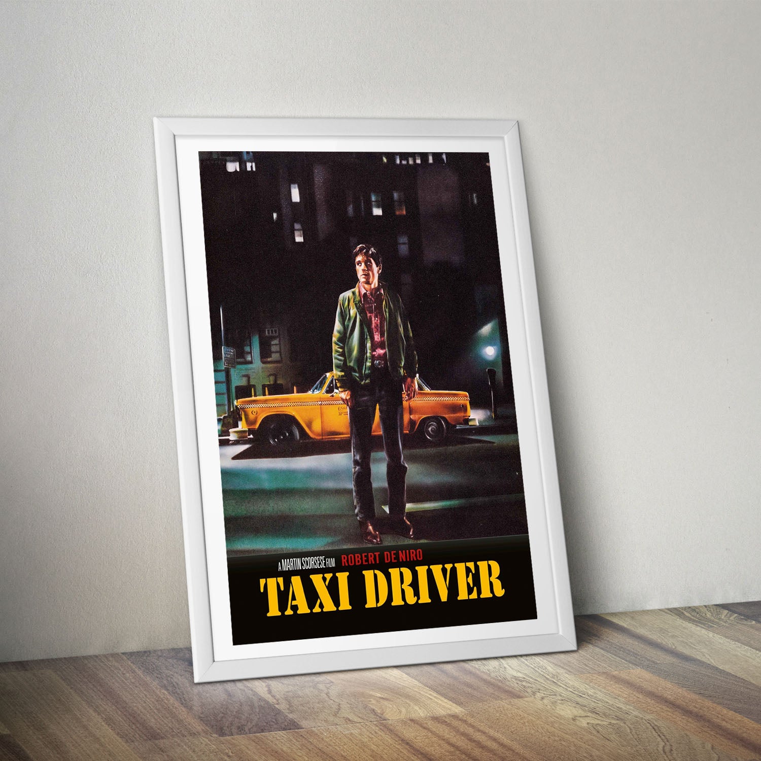 Flex Designs Poster Taxi Driver Cinematic 5 x 7" Home Goods - Movie 1976 Movie Poster