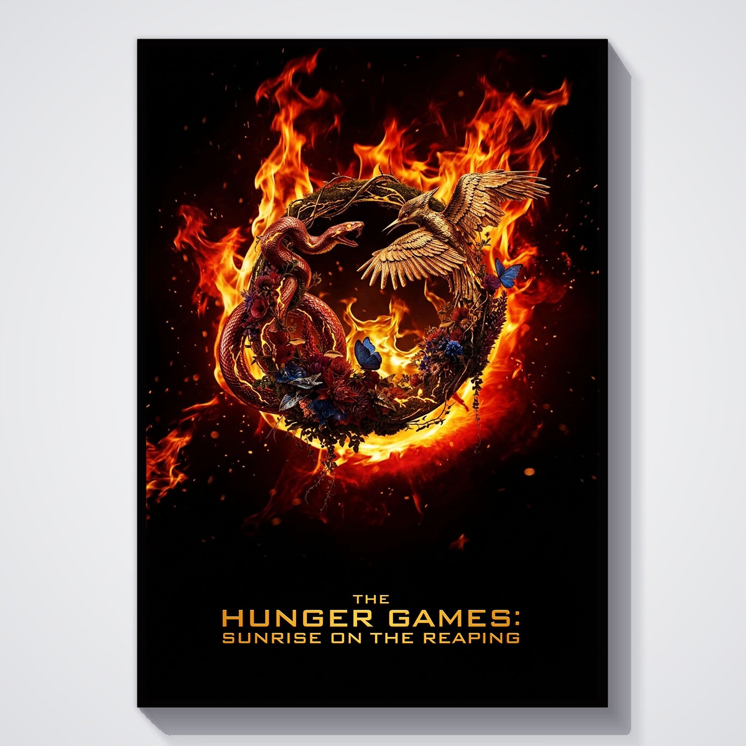 Flex Designs Poster The Hunger Games Sunrise on the Reaping Minimalist 11 x 17" Home Goods - Movie 2026 Movie Poster