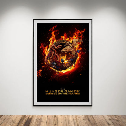 Flex Designs Poster The Hunger Games Sunrise on the Reaping Minimalist 5 x 7" Home Goods - Movie 2026 Movie Poster
