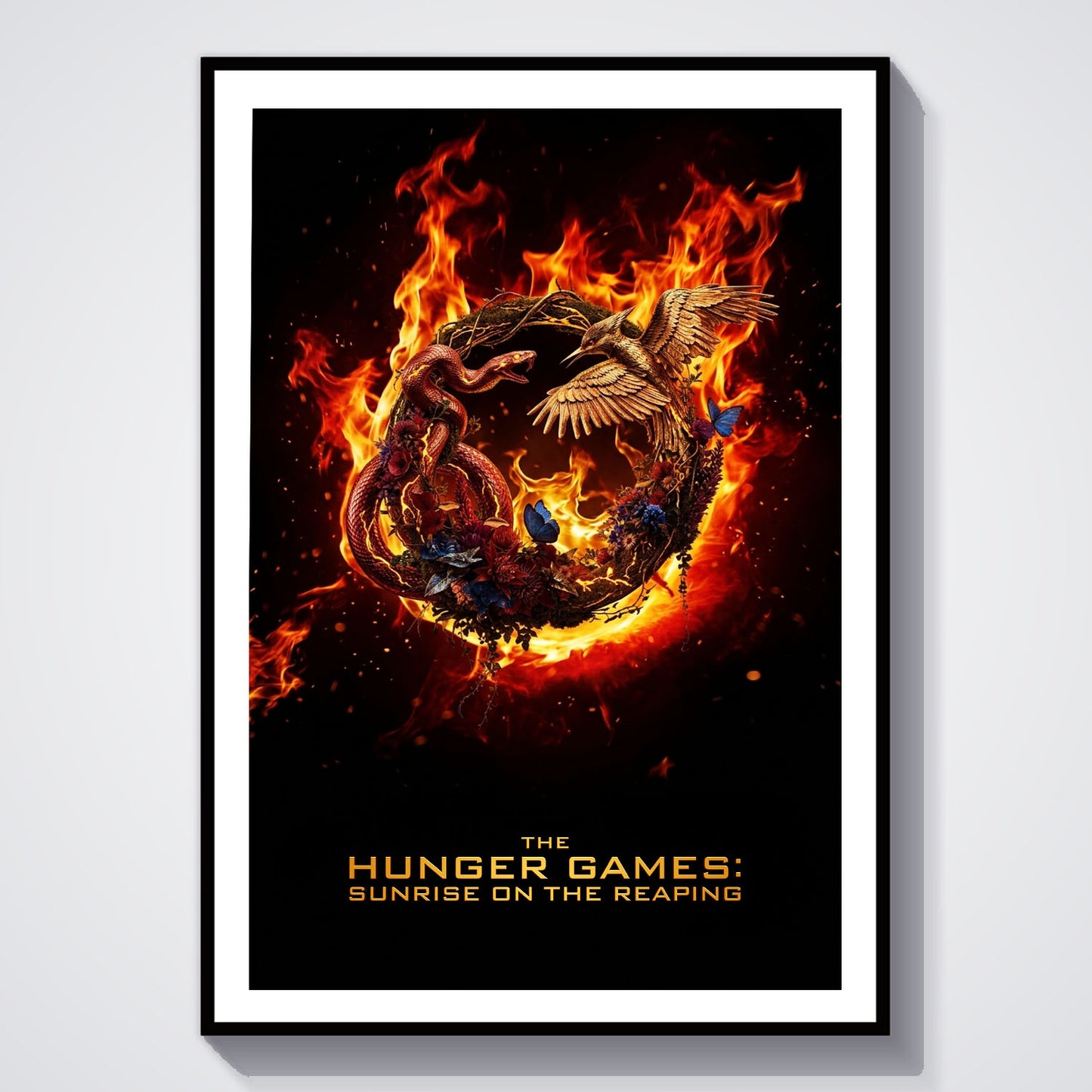 Flex Designs Poster The Hunger Games Sunrise on the Reaping Minimalist 5 x 7" Home Goods - Movie 2026 Movie Poster