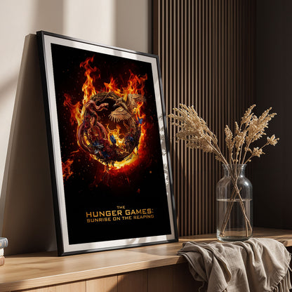 Flex Designs Poster The Hunger Games Sunrise on the Reaping Minimalist 11 x 17" Home Goods - Movie 2026 Movie Poster