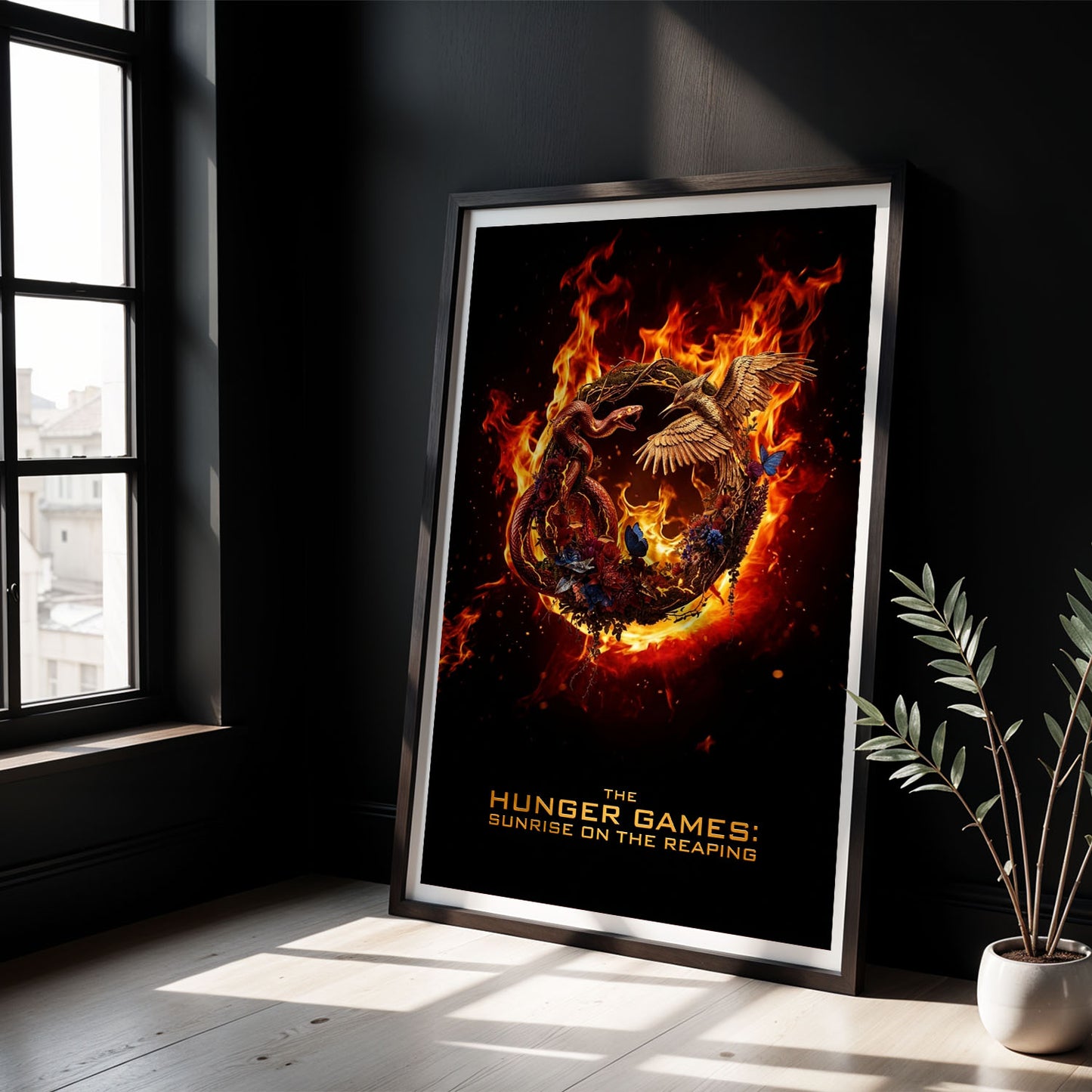 Flex Designs Poster The Hunger Games Sunrise on the Reaping Minimalist 5 x 7" Home Goods - Movie 2026 Movie Poster