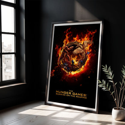 Flex Designs Poster The Hunger Games Sunrise on the Reaping Minimalist 5 x 7" Home Goods - Movie 2026 Movie Poster