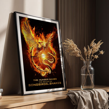 Flex Designs Poster The Hunger Games The Ballad of Songbirds & Snakes Minimalist 11 x 17" Home Goods - Movie 2023 Movie Poster