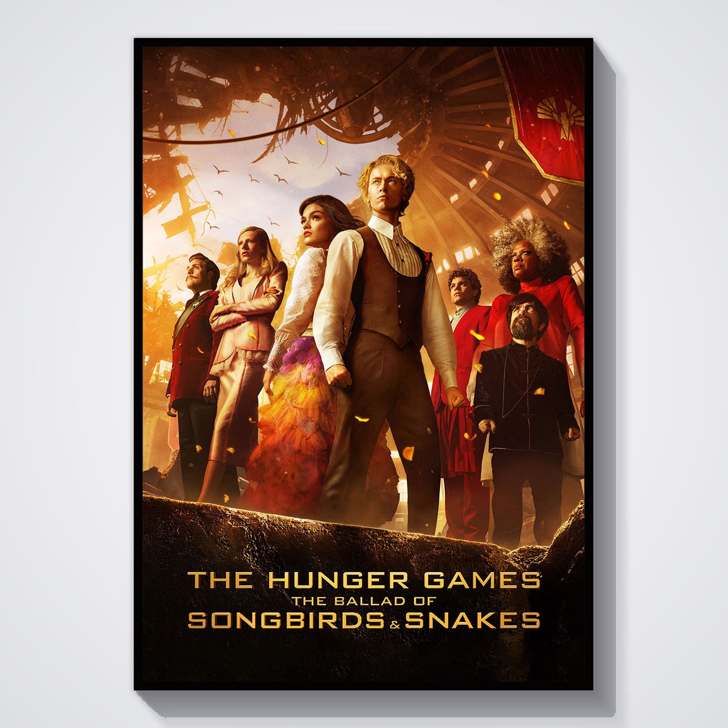 Flex Designs Poster The Hunger Games The Ballad of Songbirds & Snakes 11 x 17" Home Goods - Movie 2023 Movie Poster