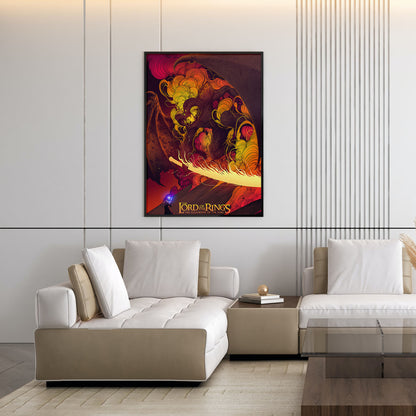 Flex Designs Poster The Lord of the Rings The Fellowship of the Ring Neon 11 x 17" Home Goods - Movie 2001 Movie Poster