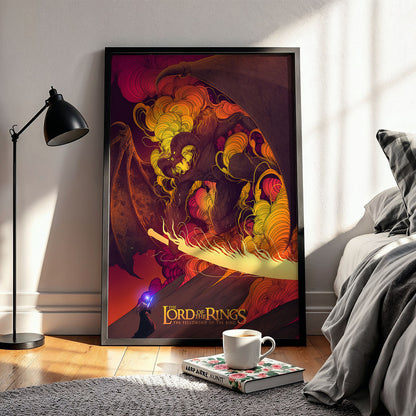 Flex Designs Poster The Lord of the Rings The Fellowship of the Ring Neon 11 x 17" Home Goods - Movie 2001 Movie Poster
