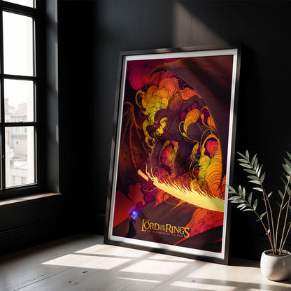 Flex Designs Poster The Lord of the Rings The Fellowship of the Ring Neon 5 x 7" Home Goods - Movie 2001 Movie Poster