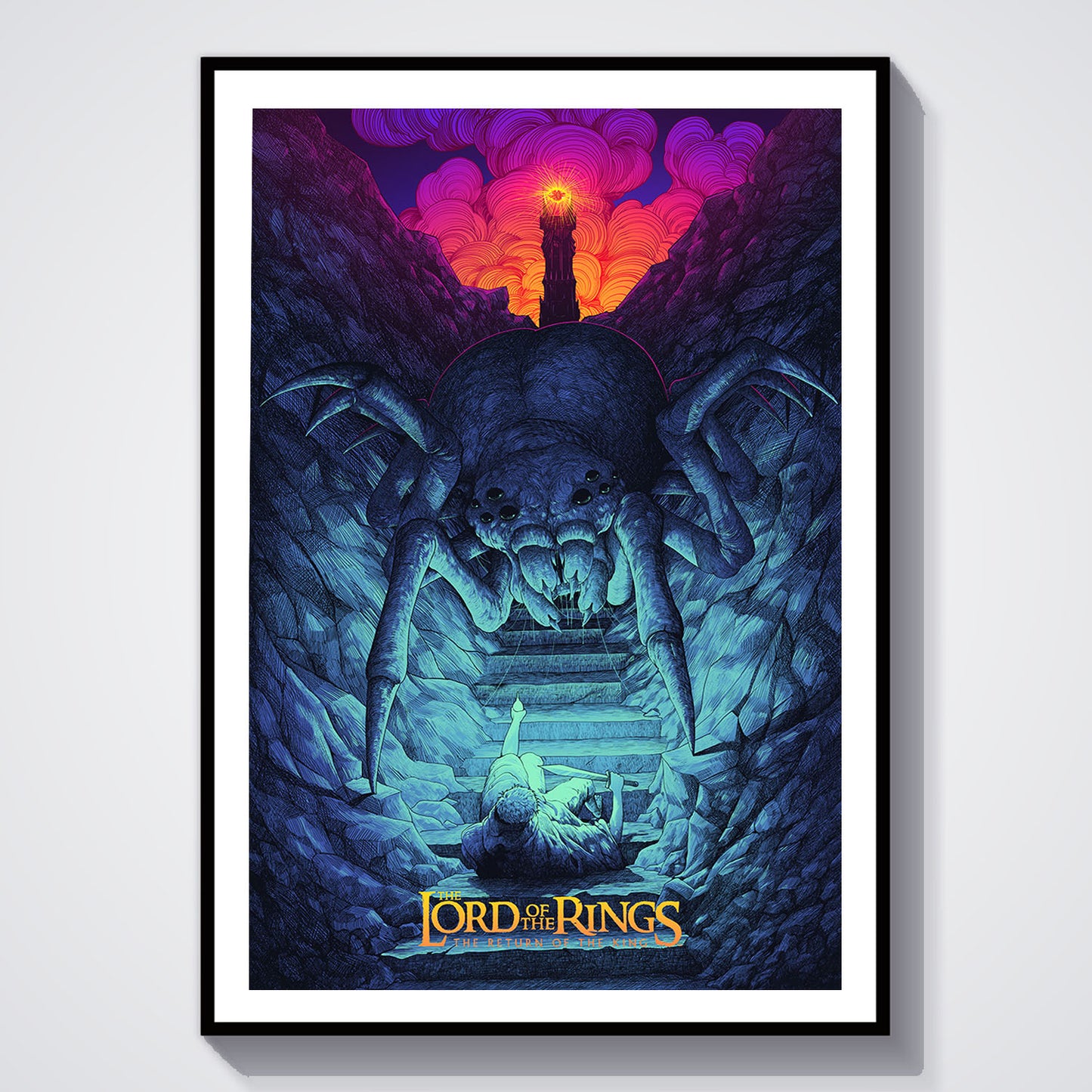 Flex Designs Poster The Lord of the Rings The Return of the King Neon 5 x 7" Home Goods - Movie 2003 Movie Poster