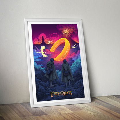 Flex Designs Poster The Lord of the Rings The Two Towers Neon 5 x 7" Home Goods - Movie 2002 Movie Poster