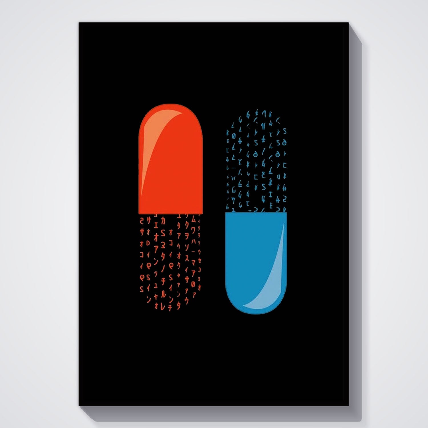 Flex Designs Poster The Matrix Pills 11 x 17" Home Goods - Movie 1999 Movie Poster