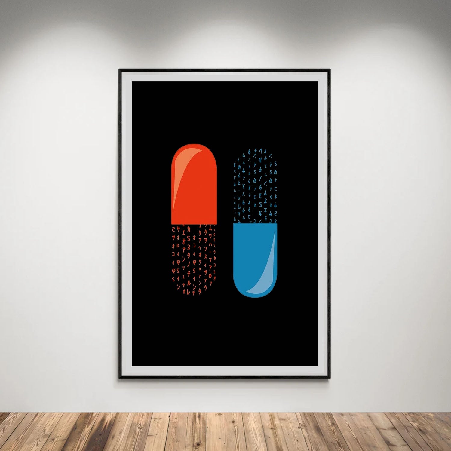 Flex Designs Poster The Matrix Pills 5 x 7" Home Goods - Movie 1999 Movie Poster