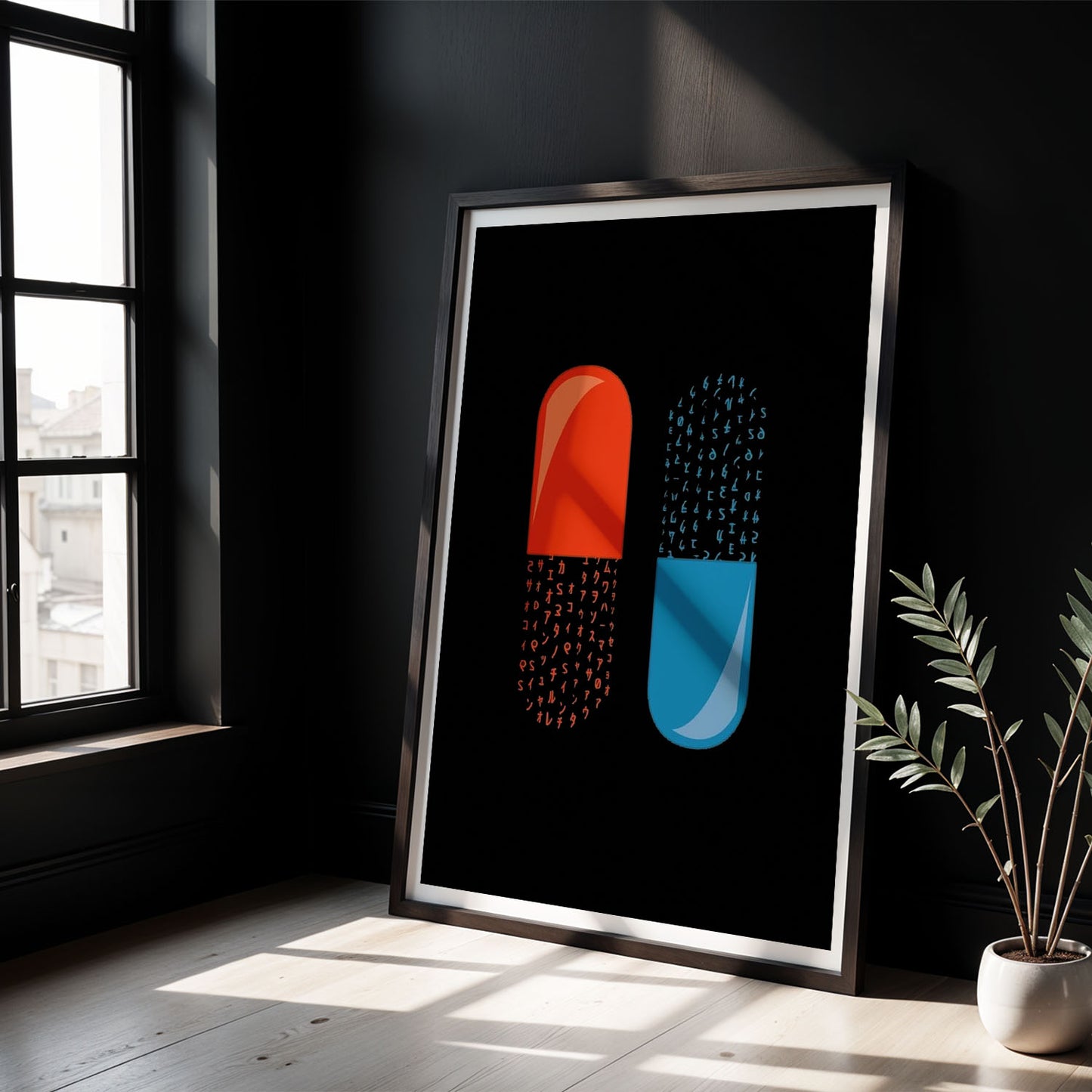 Flex Designs Poster The Matrix Pills 5 x 7" Home Goods - Movie 1999 Movie Poster