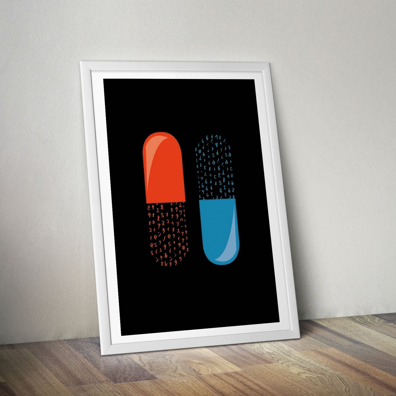 Flex Designs Poster The Matrix Pills 5 x 7" Home Goods - Movie 1999 Movie Poster