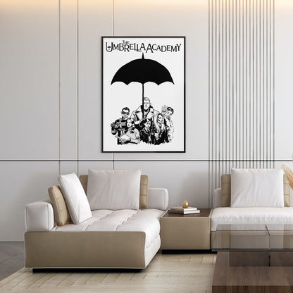 Flex Designs Poster The Umbrella Academy Cartoon 11 x 17" Home Goods - TV show 2019 TV show Poster