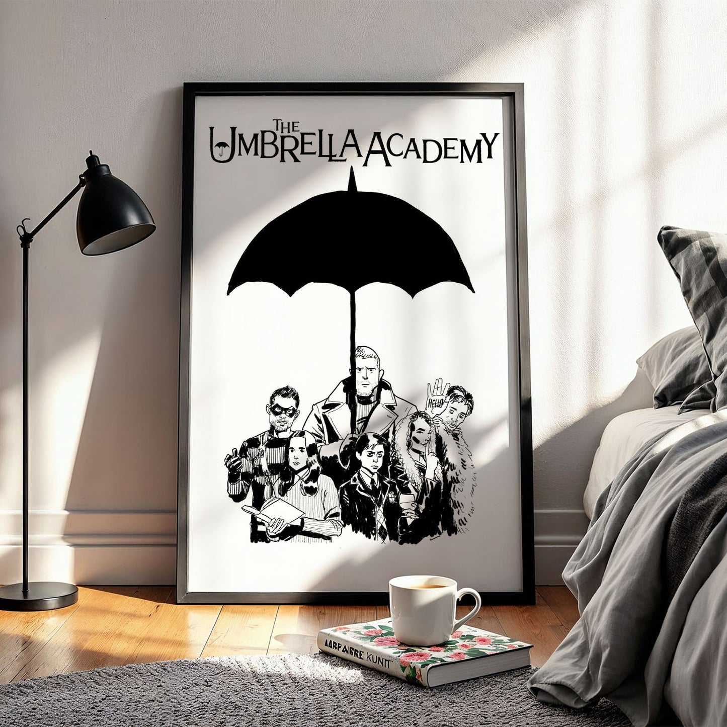 Flex Designs Poster The Umbrella Academy Cartoon 11 x 17" Home Goods - TV show 2019 TV show Poster