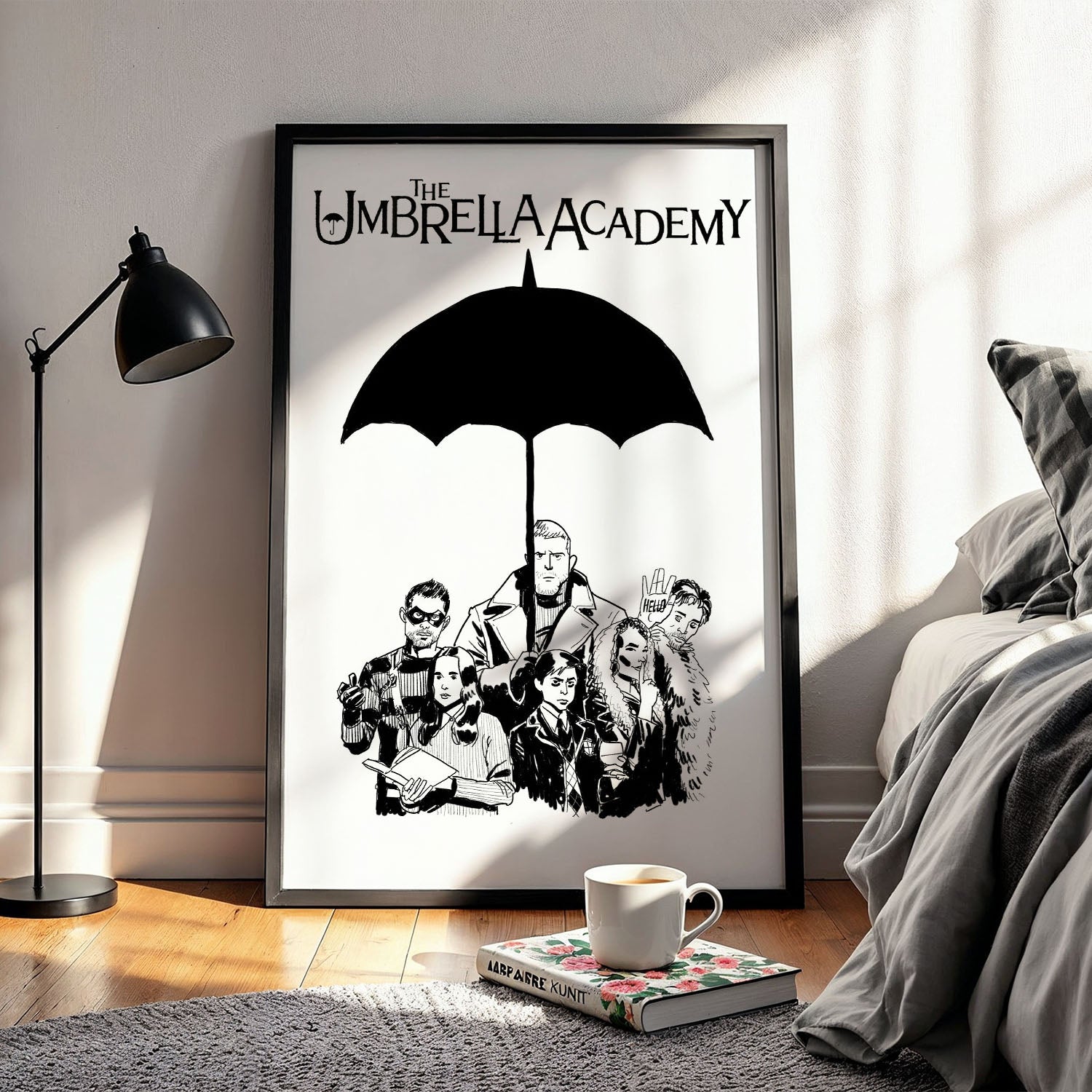 Flex Designs Poster The Umbrella Academy Cartoon 11 x 17" Home Goods - TV show 2019 TV show Poster