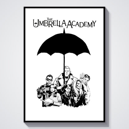 Flex Designs Poster The Umbrella Academy Cartoon 5 x 7" Home Goods - TV show 2019 TV show Poster