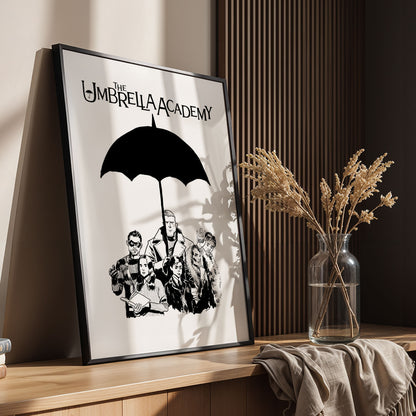 Flex Designs Poster The Umbrella Academy Cartoon 11 x 17" Home Goods - TV show 2019 TV show Poster