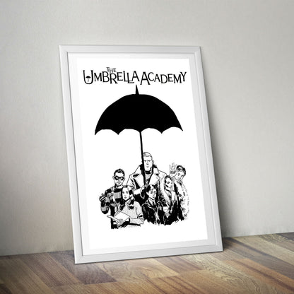 Flex Designs Poster The Umbrella Academy Cartoon 5 x 7" Home Goods - TV show 2019 TV show Poster