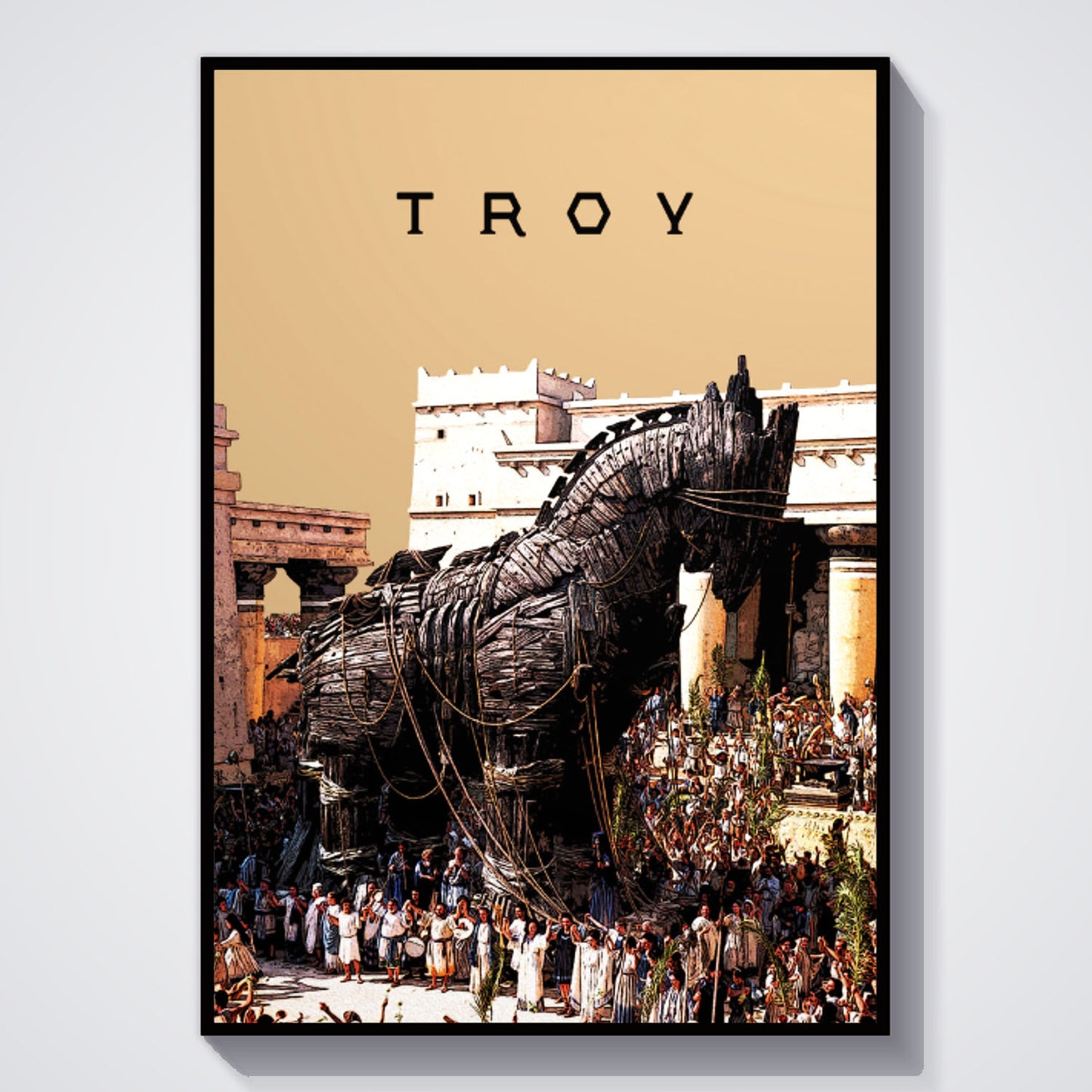 Flex Designs Poster Troy Theatrical 11 x 17" Home Goods - Movie 2004 Movie Poster