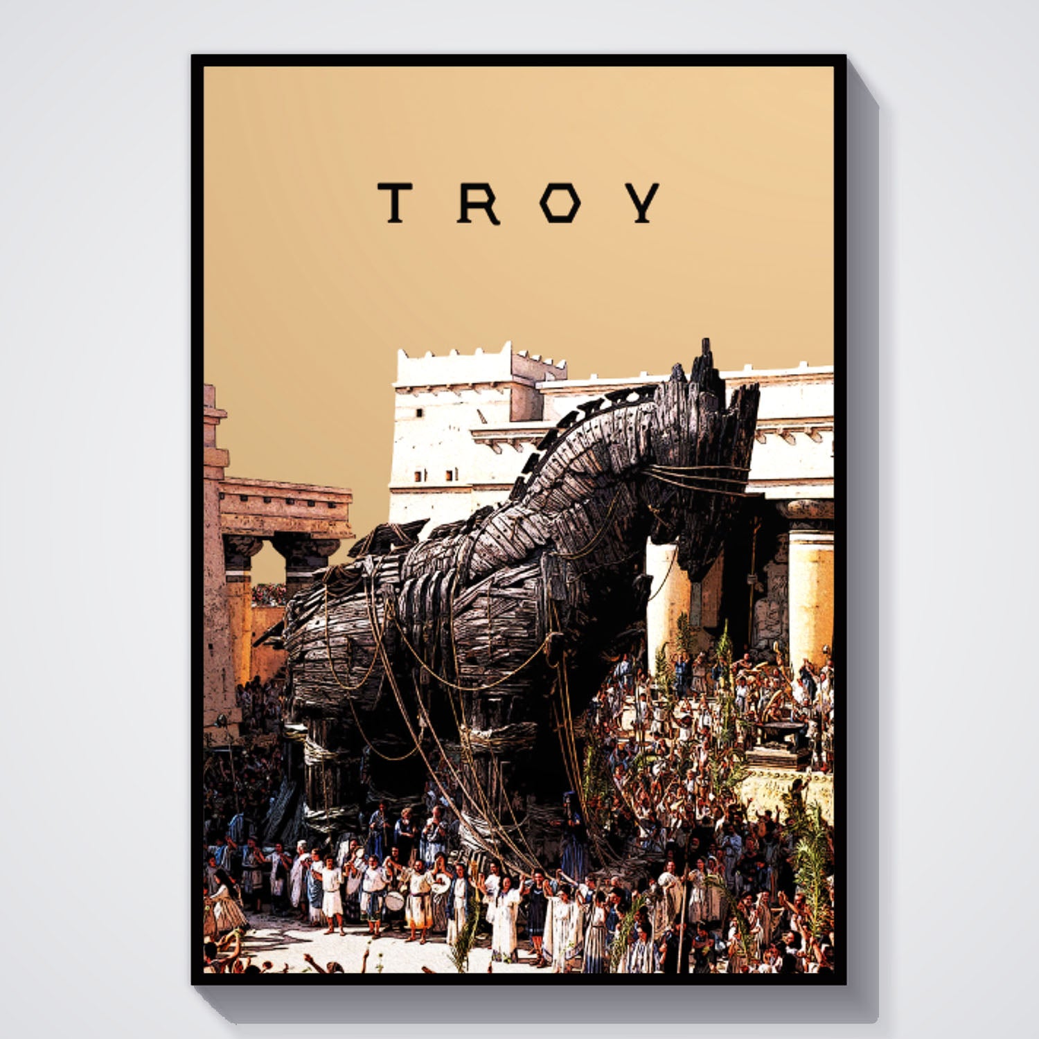 Flex Designs Poster Troy Theatrical 11 x 17" Home Goods - Movie 2004 Movie Poster