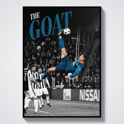 Flex Designs Poster Cristiano Ronaldo Bicycle Kick 11 x 17" Home Goods - Sports  Poster