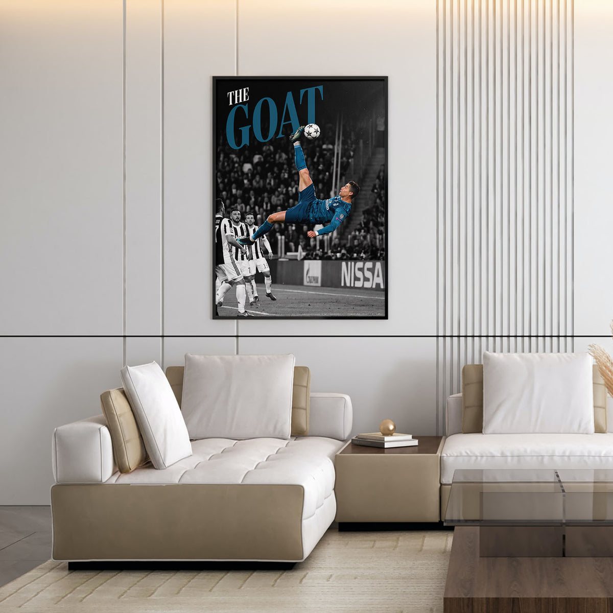 Flex Designs Poster Cristiano Ronaldo Bicycle Kick 11 x 17" Home Goods - Sports  Poster