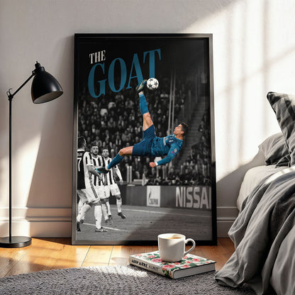 Flex Designs Poster Cristiano Ronaldo Bicycle Kick 11 x 17" Home Goods - Sports  Poster