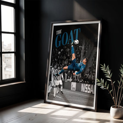 Flex Designs Poster Cristiano Ronaldo Bicycle Kick 5 x 7" Home Goods - Sports  Poster