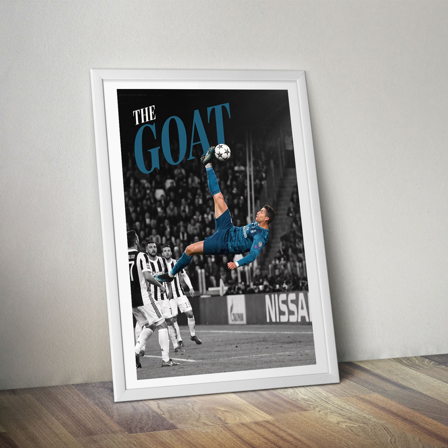 Flex Designs Poster Cristiano Ronaldo Bicycle Kick 5 x 7" Home Goods - Sports  Poster