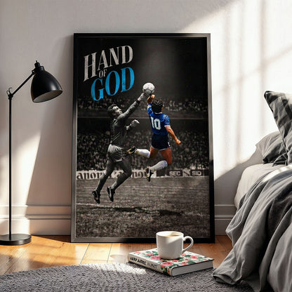 Flex Designs Poster Diego Maradona Hand of God 11 x 17" Home Goods - Sports  Poster