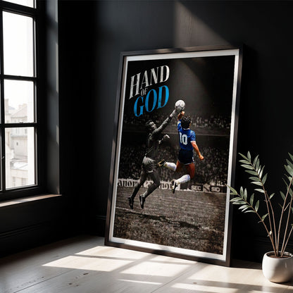 Flex Designs Poster Diego Maradona Hand of God 5 x 7" Home Goods - Sports  Poster