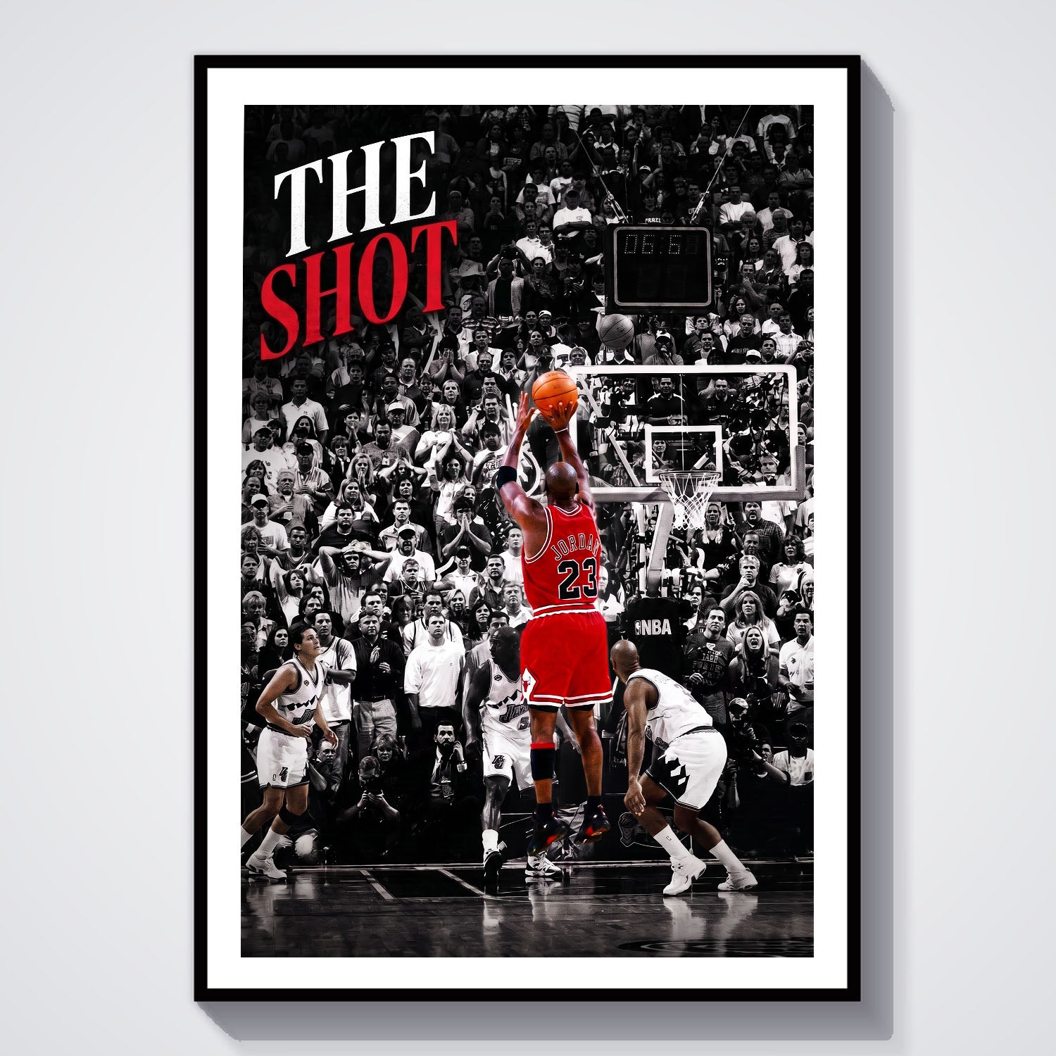 Flex Designs Poster Michael Jordan The Shot 5 x 7" Home Goods - Sports  Poster