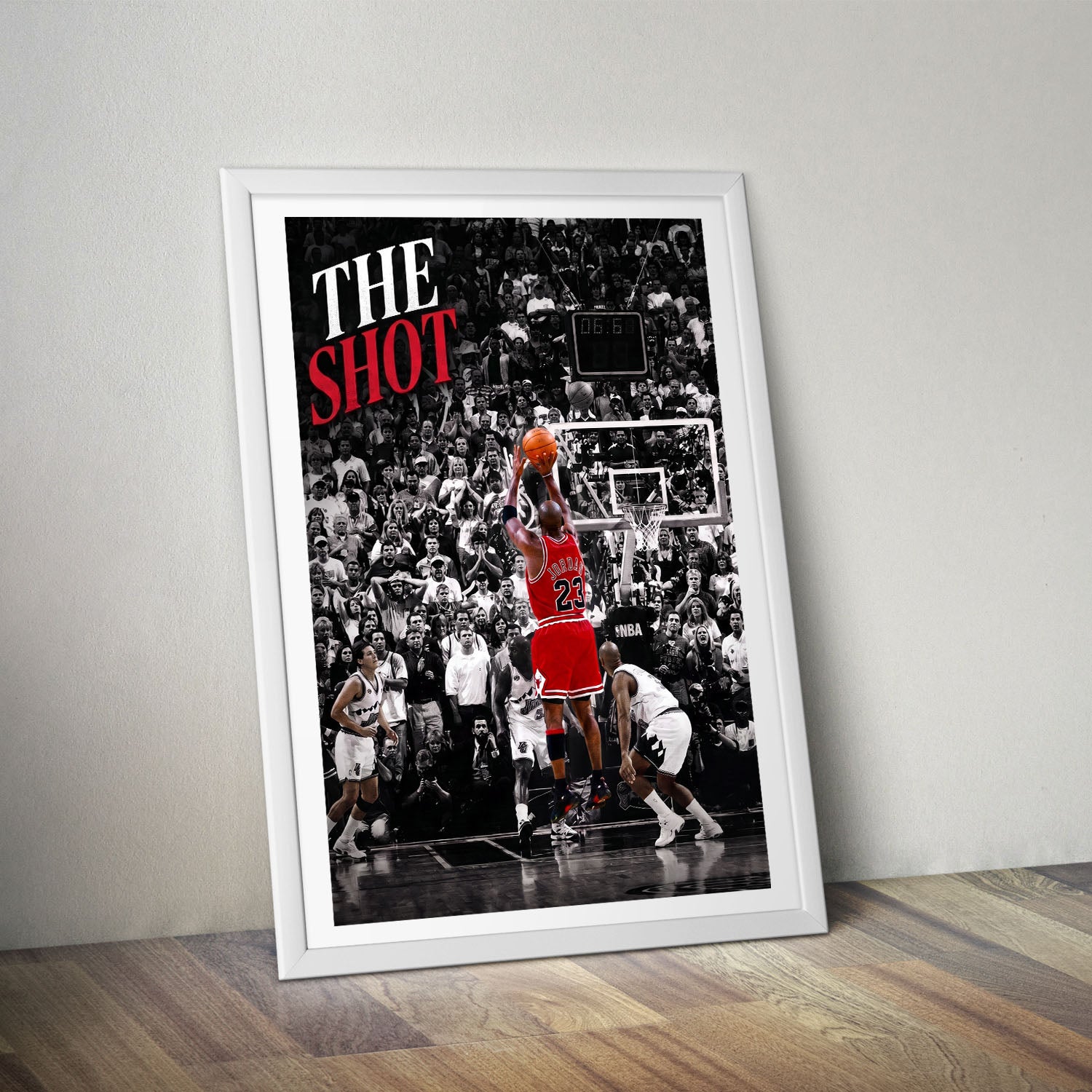 Flex Designs Poster Michael Jordan The Shot 5 x 7" Home Goods - Sports  Poster