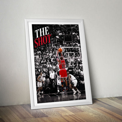 Flex Designs Poster Michael Jordan The Shot 5 x 7" Home Goods - Sports  Poster