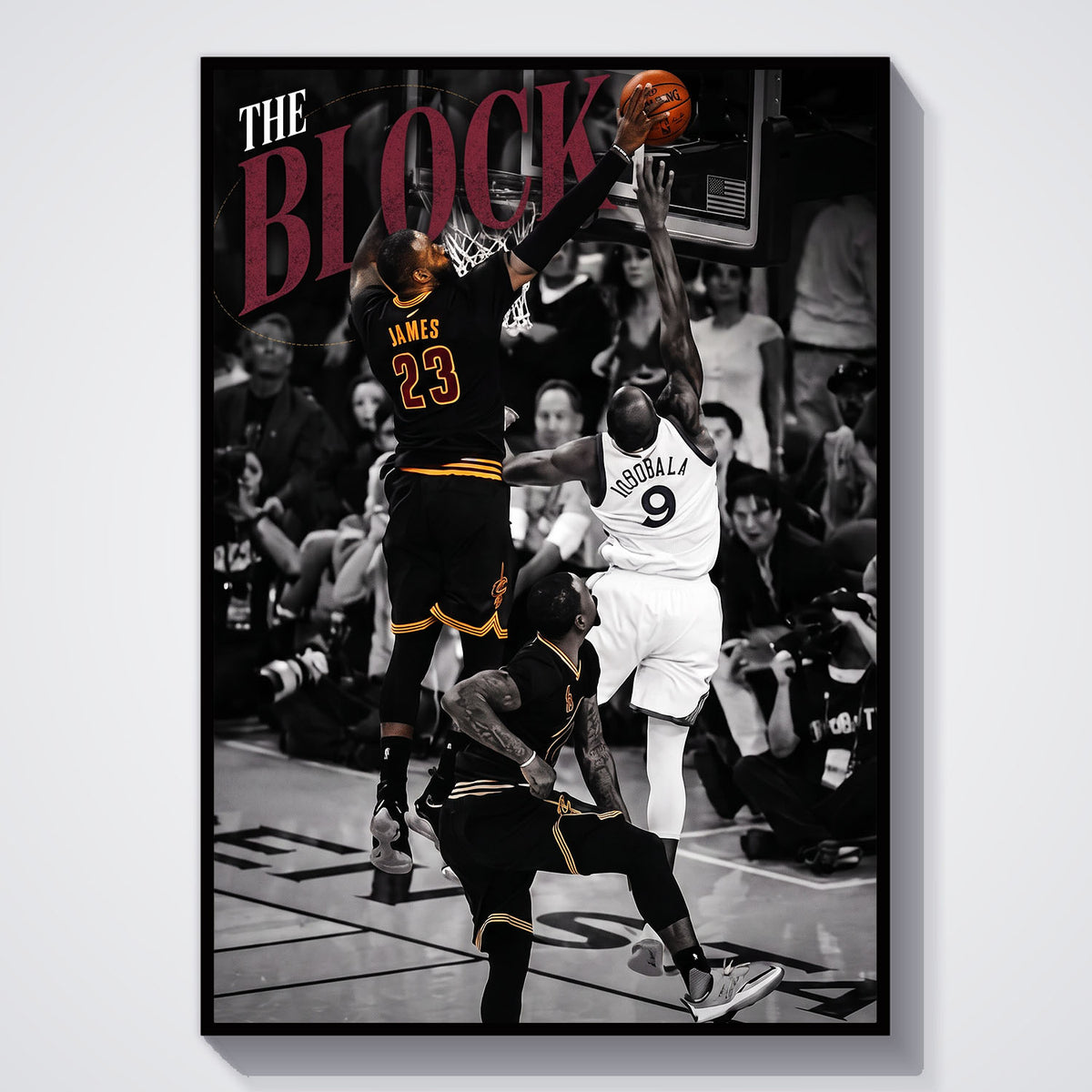 Flex Designs Poster Lebron James The Block 11 x 17" Home Goods - Sports  Poster