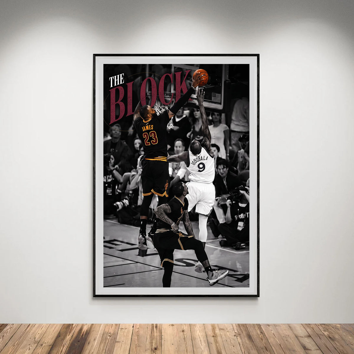 Flex Designs Poster Lebron James The Block 5 x 7" Home Goods - Sports  Poster