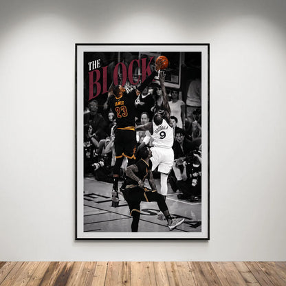 Flex Designs Poster Lebron James The Block 5 x 7" Home Goods - Sports  Poster