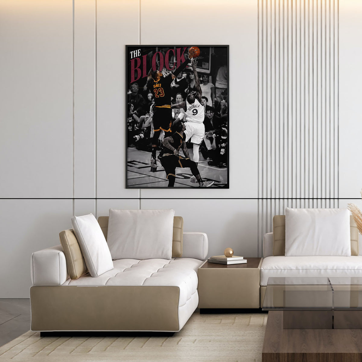 Flex Designs Poster Lebron James The Block 11 x 17" Home Goods - Sports  Poster