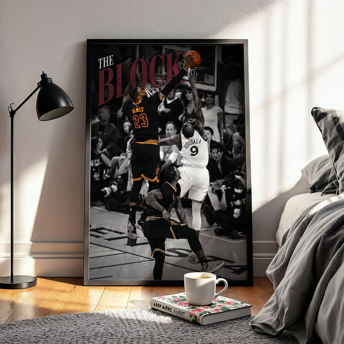 Flex Designs Poster Lebron James The Block 11 x 17" Home Goods - Sports  Poster
