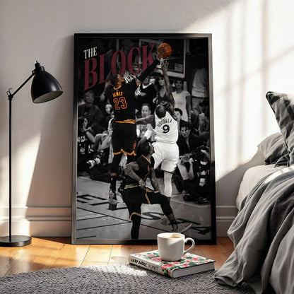 Flex Designs Poster Lebron James The Block 11 x 17" Home Goods - Sports  Poster